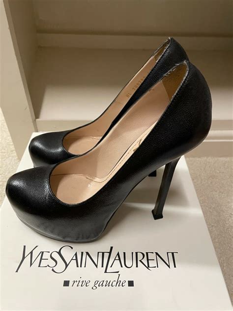 ysl tribtoo pump price|Yves Saint Laurent Tribtoo Leather Pumps .